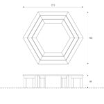 Planos Recreoo Banco Hexagonoo